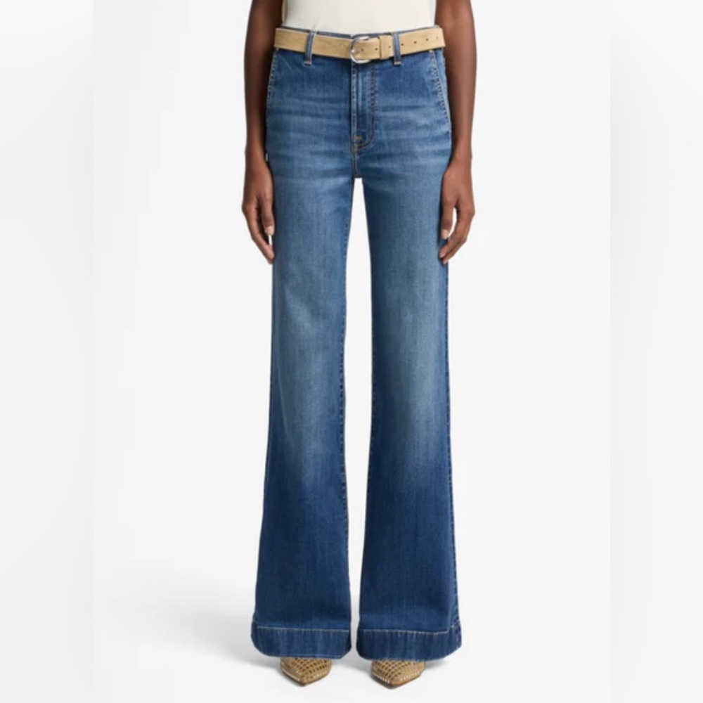 7 For All Mankind Slim Modern Dojo Flare Jeans
